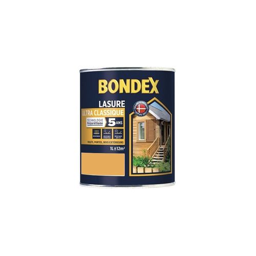 BONDEX Lasure Ultra Classique 5ans Chêne doré 1L
