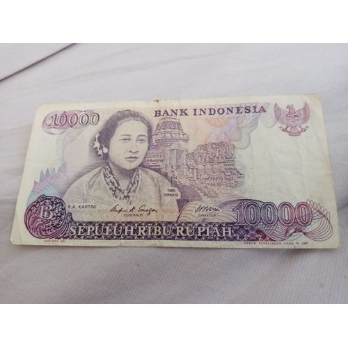 Billet 10000 Rupiah Indonesie