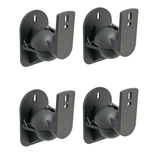 Lot de 4 supports muraux pour enceinte, Charge max 3,5 kg