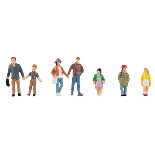 Modélisme Ho Figurines : Parents Avec Enfants-Faller