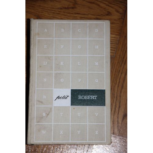 Dictionnaire Petit Robert 1972