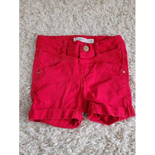 Short Rouge 18 Mois