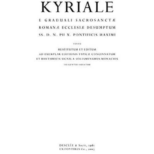 Kyriale Romanum (1961)