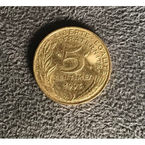 5 Centimes Franc 1993