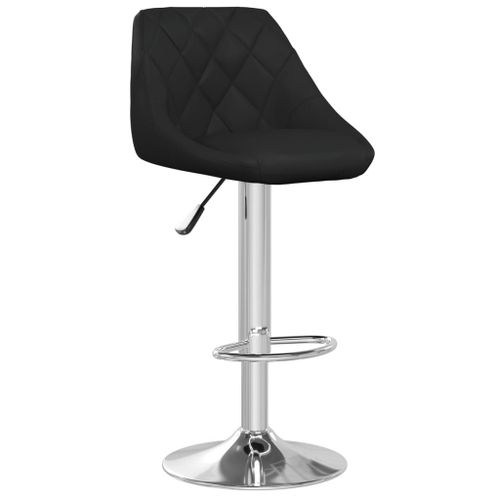 Vidaxl Tabouret De Bar Noir Similicuir