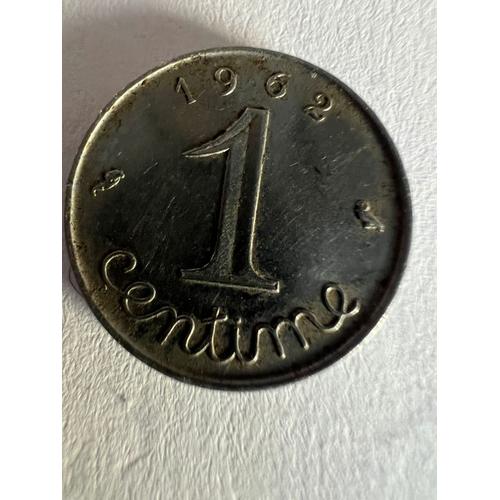 1 Centimes De Franc 1962