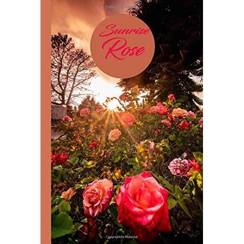 Sunrise Rose: Notebook, Cute Notebook, Journal, Dayplanner, Diary, 120 Pages, (6x9)In, Composition Book