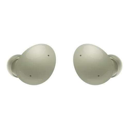 Samsung Galaxy Buds2 - Écouteurs sans fil avec micro - intra-auriculaire - Bluetooth - Suppresseur de bruit actif - olive - pour Galaxy A72 5G, S21, S21 5G, S21+ 5G, S22, Watch4, Z Flip3 5G, Z...