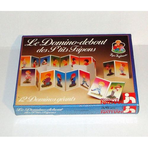 Le Domino Debout Des P'tits Fripons Nathan 1981 Vintage Gyo Fujikawa