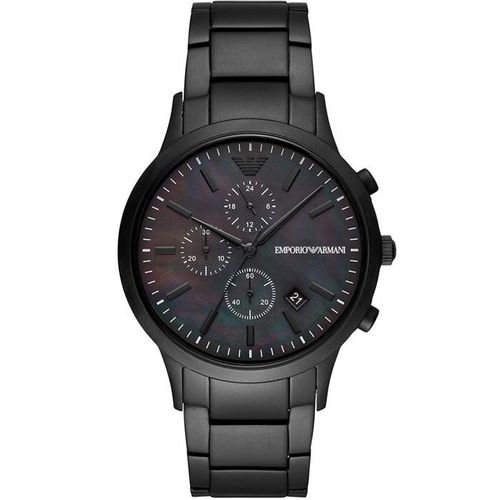 Montre Pour Homme Emporio Armani Chronographe À Quartz Cadran Noir Ar11275