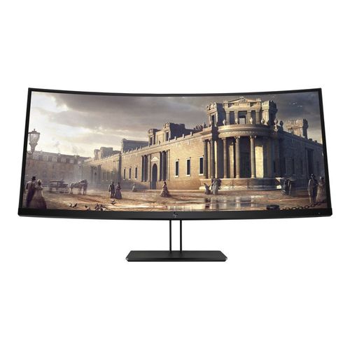 HP Z38c - Écran LED - incurvé - 37.5" - 3840 x 1600 UWQHD+ @ 60 Hz - IPS - 300 cd/m² - 1000:1 - 5 ms - HDMI, DisplayPort, USB-C - noir