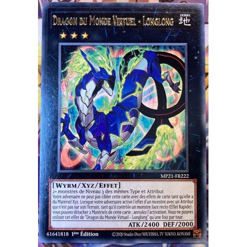 Yu Gi Oh Mp21 Fr222 Dragon Du Monde Virtuel Longlong Rare
