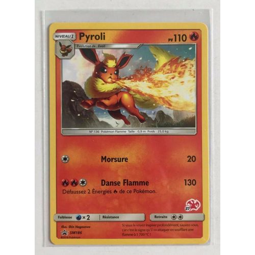 Pokémon Pyroli Sm186 Promo Soleil & Lune