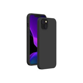 Coque Iphone 13 Silicone Softtouch Noire Bigben