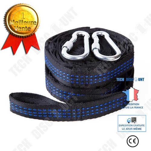Accessoires Fitness - Musculation,2 Pièces Super Fort Yoga Hamac Sangle Ceinture Charge Lier Marguerite Chaîne Corde - Type Bleu