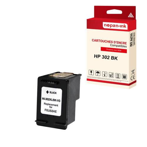 NOPAN-INK - x1 Cartouche compatible pour HP 302 XL 302XL Noir pour