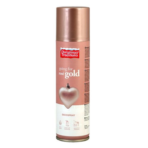 Spray Décoration Noël Rose Gold 150 Ml