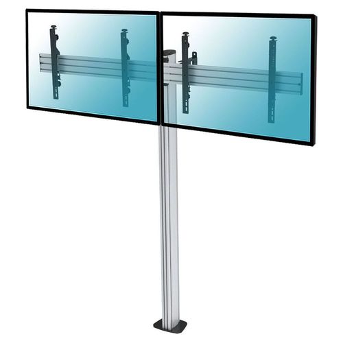 Pied TV Kimex Support sur pied 2 écrans TV 50"- 55"