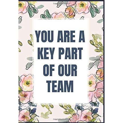 You Are A Key Part Of Our Team: Funny Office Gifts Team Gifts For Employees | Motivational Gift For Team Members