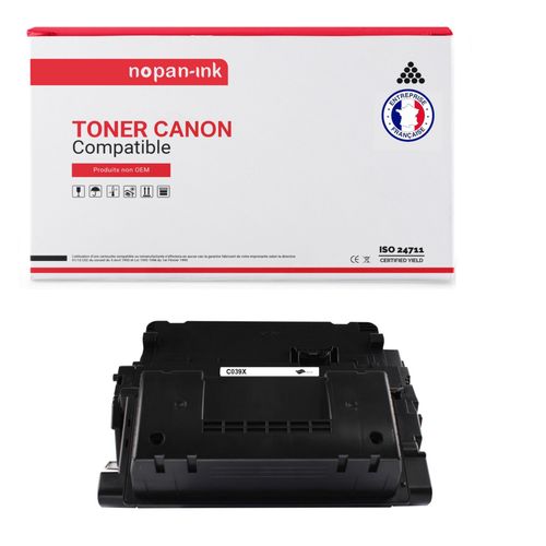 NOPAN-INK - x1 Toner - 039H 0288C001 (Noir) - Compatible pour Canon LBP-351 Series Canon LBP-351 dn Canon LBP-351 x Canon LBP-352 Canon LBP-352 dn Canon LBP-352 x Canon i-SENSYS LBP-350 Series Canon
