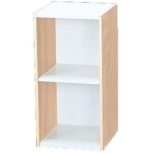 Iris Ohyama, 2 Étagères Bibliothèque Modulaire En Mdf, Beige, 30 X 29 X 60 Cm