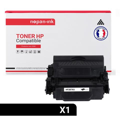 NOPAN-INK - x1 Toner - CF287X (Noir) - Compatible pour HP LaserJet Enterprise M506dn HP LaserJet Enterprise M506n HP LaserJet Enterprise M506x HP LaserJet Pro M501dn HP LaserJet Pro M501n Canon Imag