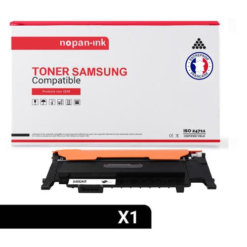 NOPAN-INK - x1 Toner - CLT-4092S ELS (Noir) - Compatible pour Samsung CLP-310 Samsung CLP-310 N Samsung CLP-310 Series Samsung CLP-315 Samsung CLP-315 N Samsung CLP-315 W Samsung CLX-3170