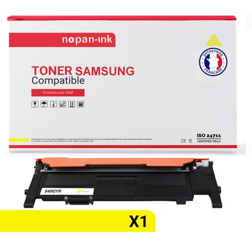 NOPAN-INK - x1 Toner - CLT-4092S ELS (Yellow) - Compatible pour Samsung CLP-310 Samsung CLP-310 N Samsung CLP-310 Series Samsung CLP-315 Samsung CLP-315 N Samsung CLP-315 W Samsung CLX-3170