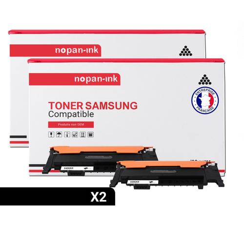 NOPAN-INK - x2 Toners - CLT-4092S ELS (Noir) - Compatible pour Samsung CLP-310 Samsung CLP-310 N Samsung CLP-310 Series Samsung CLP-315 Samsung CLP-315 N Samsung CLP-315 W Samsung CLX-3170