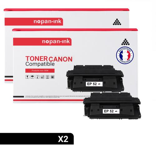 NOPAN-INK - x2 Toners - EP52 3839A003 (C4127X) (Noir) - Compatible pour Canon LBP-1760 1760 E