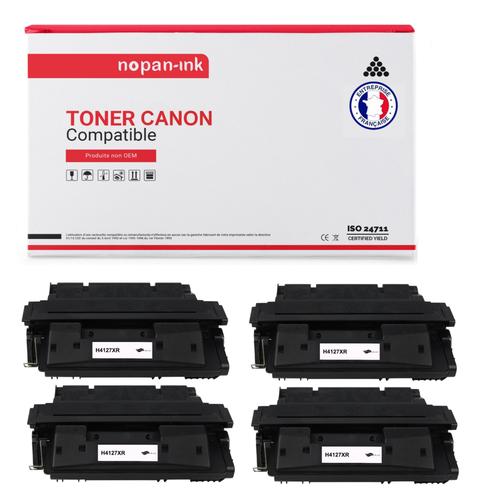 NOPAN-INK - x4 Toners - EP52 3839A003 (C4127X) (Noir) - Compatible pour Canon LBP-1760 1760 E