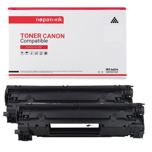 NOPAN-INK - x2 Toners - EP725 3484B002 (CE285) (Noir) - Compatible pour Canon i-SENSYS LBP-6000 Canon i-SENSYS LBP-6000 Series Canon i-SENSYS LBP-6000 b Canon i-SENSYS LBP-6020 Canon i-SENSYS LBP-602