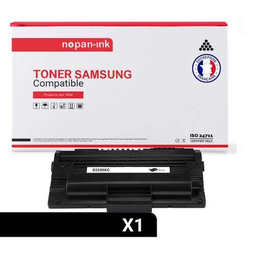 NOPAN-INK - x1 Toner - ML-2250D5 (Noir) - Compatible pour SAMSUNG ML 2250 SAMSUNG ML 2250 G SAMSUNG ML 2250 M SAMSUNG ML 2251 SAMSUNG ML 2251 N SAMSUNG ML 2251 NP SAMSUNG ML 2251 NXA