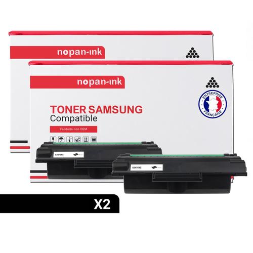 NOPAN-INK - x2 Toners - ML-D3470B ELS (Noir) - Compatible pour Samsung ML-3400 Series Samsung ML-3470 D Samsung ML-3471 N Samsung ML-3471 ND Samsung ML-3471 Series Samsung ML-3472 Series S