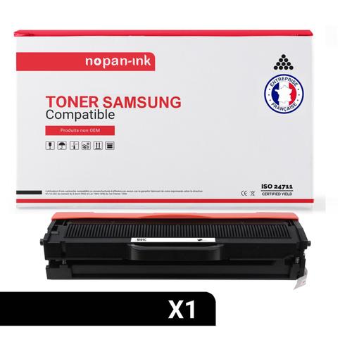 NOPAN-INK - x1 Toner - MLT-D101S (Noir) - Compatible pour Samsung ML-2160 Samsung ML-2161 Samsung ML-2162 Samsung ML-2164 Samsung ML-2164 W Samsung ML-2165 Samsung ML-2165 W Samsung ML-2168 Samsung S