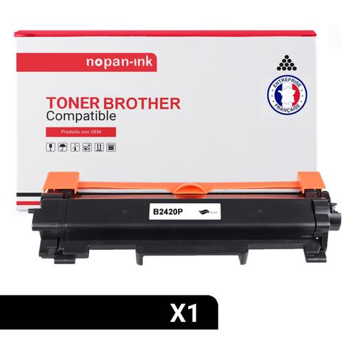 NOPAN-INK - Toner x1 - TN2420 TN 2420 (Noir) - Compatible pour Brother HL-L2350DW L2310D L2357DW L2375DW L2370DN,Brother MFC-L2710DN L2710DW L2730DW L2750DW,Brother DCP-L2510D L2530DW L2537DW L2550DN