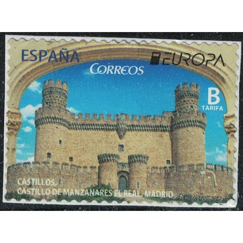 Espagne 2017 Used Castillo Château De Manzanares El Real Madrid Su
