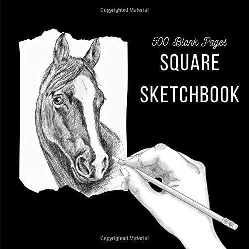 Square Sketchbook: 500 Blank Pages