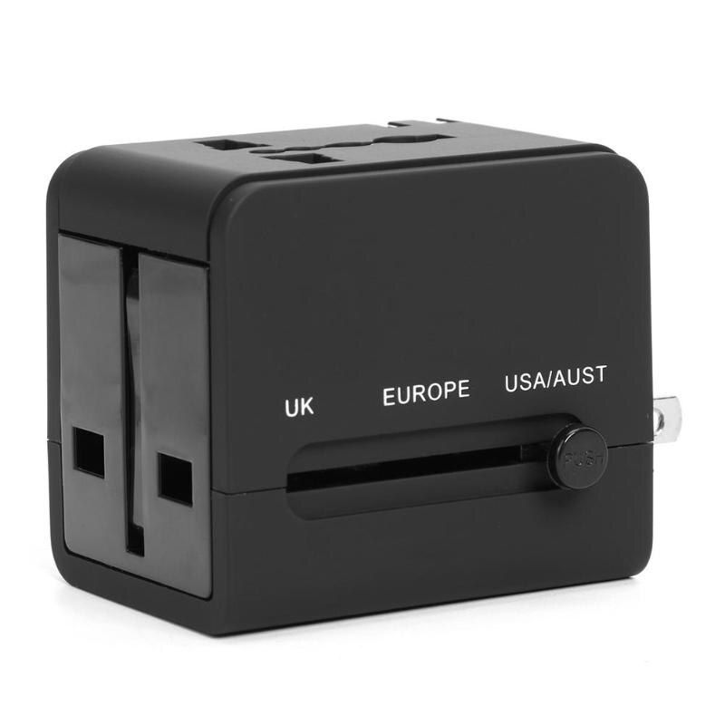 Generic Prise mural Adaptateur UNIVERSEL UK US AU EU Convertisseur Chargeur  de voyage + 2 USB à prix pas cher