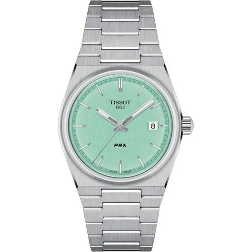 Prx T137.210.11.091.00 Montre Homme Verte 35 Mm, Bracelet[N37567]