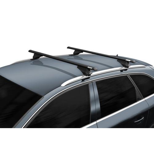 Barres De Toit Aluminium Noir Pour Seat Leon Sportstourer Break Dès 2020 - Avec Barres Longitudinales