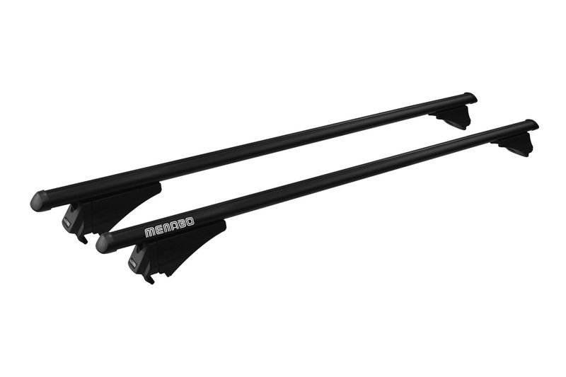 Barres De Toit Aluminium Noir Pour Honda Civic Tourer De 2013 À 2015 - Avec Barres Longitudinales.