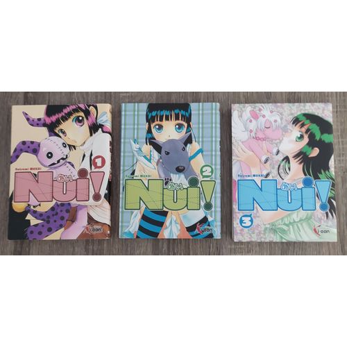 Nui! (Natsumi Mukai) Lot Des 3 Tomes De La Série En Eo