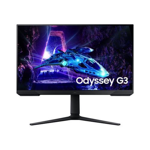 Samsung Odyssey G3 S27DG300EU - G30D Series - écran LED - jeux - 27" - 1920 x 1080 Full HD (1080p) @ 180 Hz - VA - 250 cd/m² - 3000:1 - HDR10 - 1 ms - HDMI, DisplayPort - noir