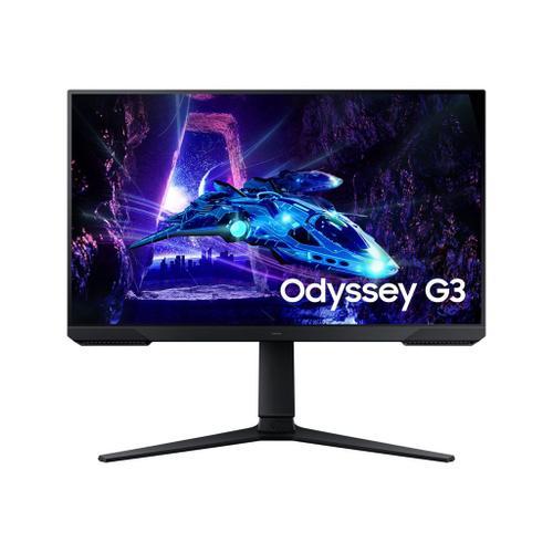 Samsung Odyssey G3 S24DG300EU - G30D Series - écran LED - jeux - 24" - 1920 x 1080 Full HD (1080p) @ 180 Hz - VA - 250 cd/m² - 3000:1 - HDR10 - 1 ms - HDMI, DisplayPort - noir