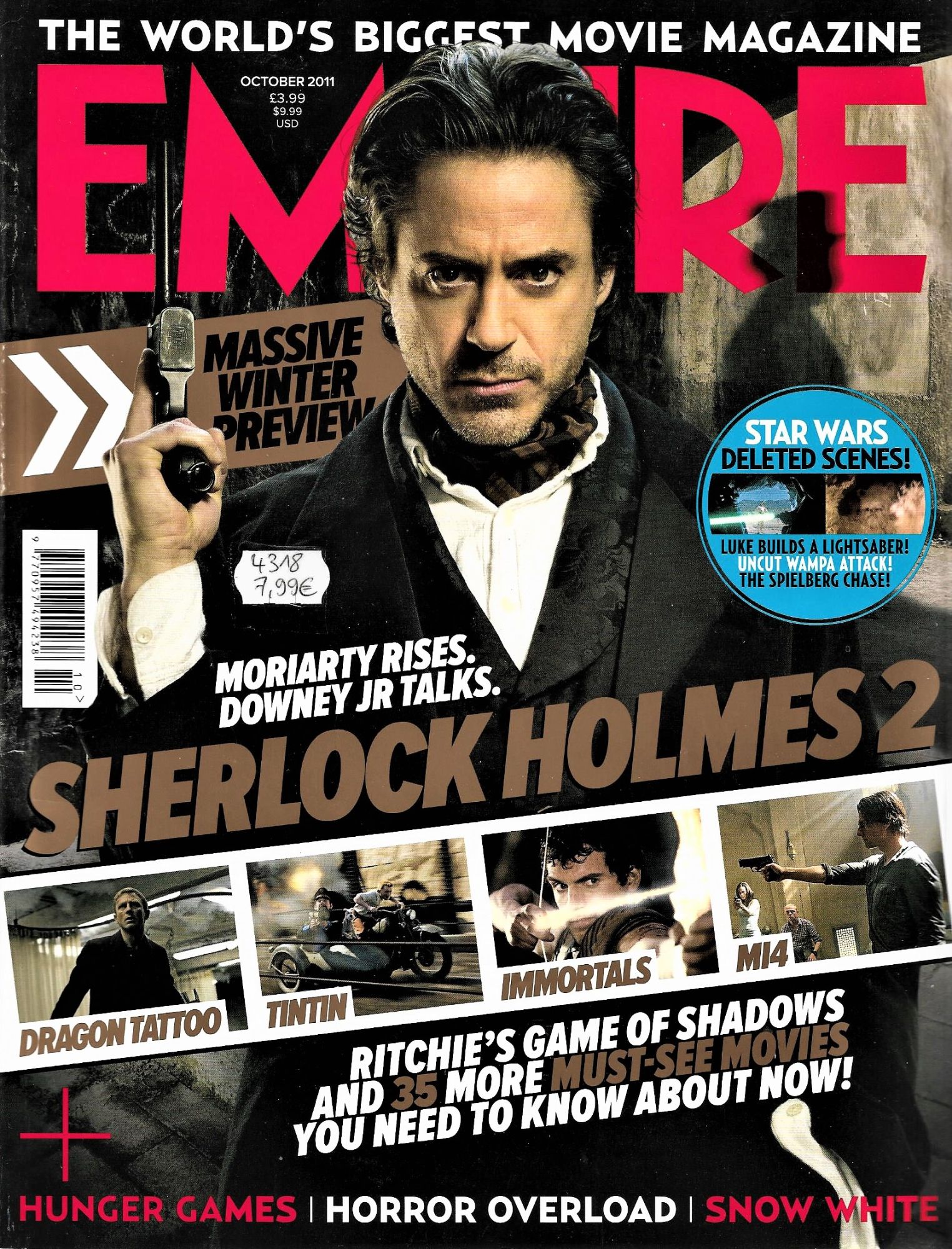 Empire N° 268 - The World's Biggest Movie Magazine - Sherlock Holmes - V.O