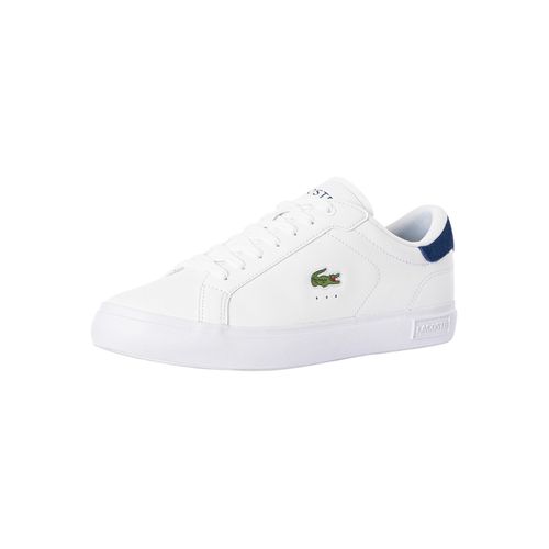 Lacoste Baskets Powercourt 224 1 Sma En Cuir Blanc