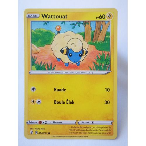Pokemon P64 Evolution Céleste Eb07 Carte Card Fr Wattouat 054/203