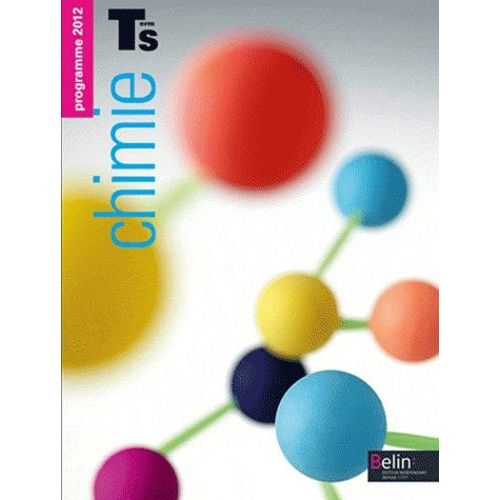 Chimie Tle S - Programme 2012