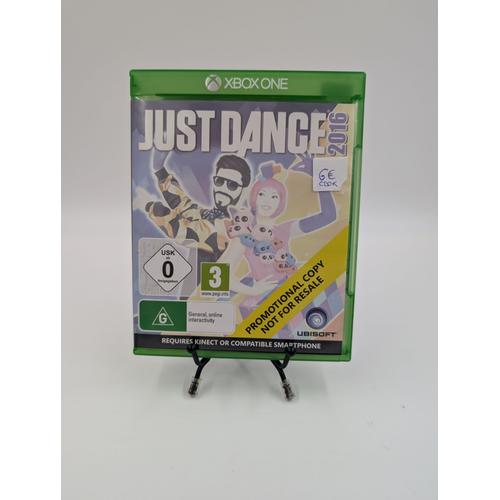 Jeu Xbox One Just Dance 2016 En Boite, Sans Notices (Version Promotional)